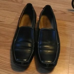 Natural Soul black, leather slip-ons